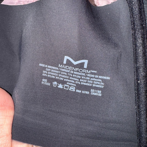 Maidenform Black Smooth Bra - Picture 4 of 6